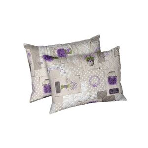 Imagine Set 2 perne Lavanda, microfibra matlasata Alcam, 50X70 cm