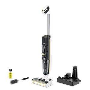 Imagine Aspirator vertical cu spalare FCV 4, Karcher, alb/negru