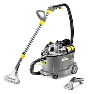 Imagine Aspirator cu spalare prin injectie-extractie profesional Puzzi 8/1 C cu duza de podea, Karcher, gri