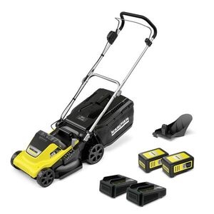 Imagine Masina de tuns iarba cu acumulator LMO 4-18 Dual Battery Set, Karcher, galben/negru