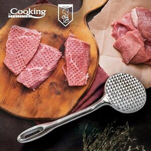 Imagine Ciocan profesional pentru fragezirea carnii, Chef Line, Cooking by Heinner, 10x30 cm, zinc