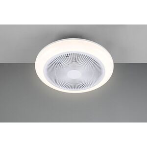 Imagine Plafoniera cu ventilator Holmsund, RL, 46x14 cm, 20W/6W, 1x SMD/1x LED, plastic, alb