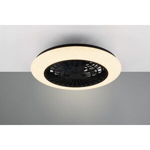 Imagine Plafoniera cu ventilator Stralsund, RL, 49x15 cm, 30W, 1x SMD LED, plastic, alb/negru mat