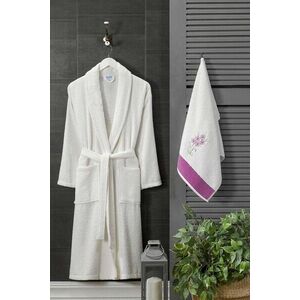 Imagine Set halat de baie pentru femei, L'essentiel Maison, Cora, Crem
