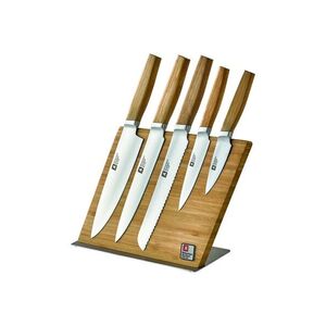 Imagine Set 5 cutite cu suport magnetic, Richardson Sheffield, Nomad, inox, bambus