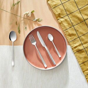 Imagine Set tacamuri 24 piese in cutie de lemn Martin, Amefa, 6 persoane, inox 18/10, argintiu