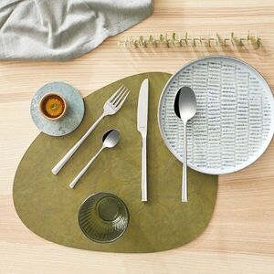 Imagine Set tacamuri 24 piese in cutie de lemn Metropole, Amefa, 6 persoane, inox 18/10, argintiu