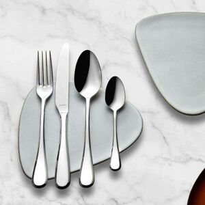 Imagine Set tacamuri 24 piese in cutie de lemn Drift, Amefa, 6 persoane, inox 18/10, argintiu