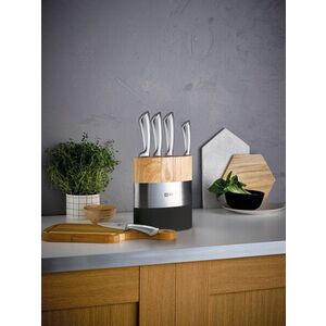 Imagine Set 5 cutite si suport Fushion, Richardson Sheffield, 8.5 cm/12.5 cm/20 cm, inox 13/0, multicolor