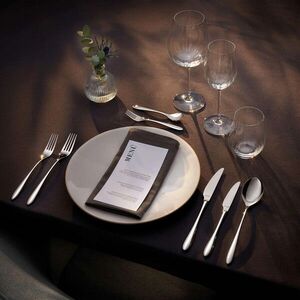 Imagine Set tacamuri 24 piese Amefa, Cuba, inox 18/10, argintiu