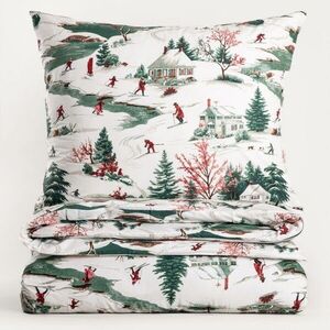 Imagine Lenjerie de pat King Size, Cortina, Homla, 3 piese, 200x220 cm, bumbac, multicolor