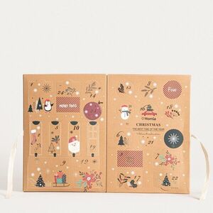 Imagine Calendar advent Santas Selections, Homla, 24 piese, bej