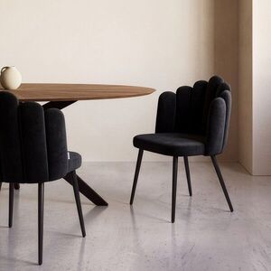Imagine Scaun Aula Pro, Homla, 56x55x86 cm, metal/poliester, negru
