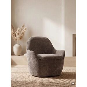 Imagine Fotoliu Sofiero, Homla, 74.5x72.5x75.5 cm, metal/poliester, maro inchis