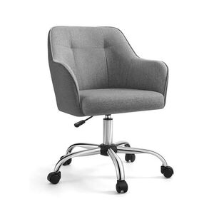 Imagine Scaun de birou, Songmics, respirabil, 60.8x58x86-96 cm, 150 kg, gri dove
