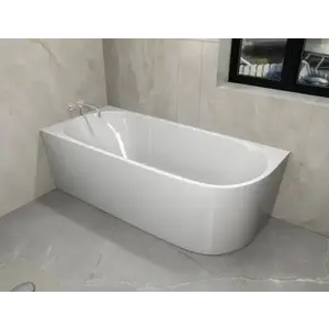 Imagine Cada SOLVA Freestanding din Acryl, Montaj Stanga, 180x80x59.5 cm