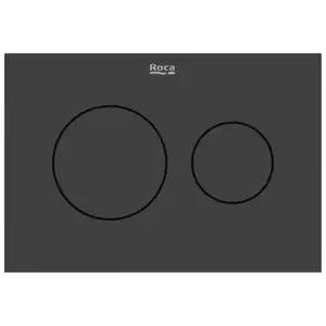 Imagine Clapeta de actionare Roca Duplo PS3 dual flush, negru mat