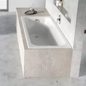 Imagine Set Promo Cada dreptunghiulara Slim Ravak Chrome Slim, sifon si picioare pentru cada Ravak