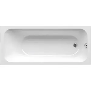 Imagine Cada dreptunghiulara Ravak Chrome Slim 150x70 cm alb, Picioare Incluse