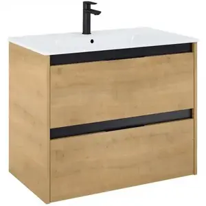 Imagine Set mobilier baie si lavoar Roca Alpine 80x46xH57 cm, bej