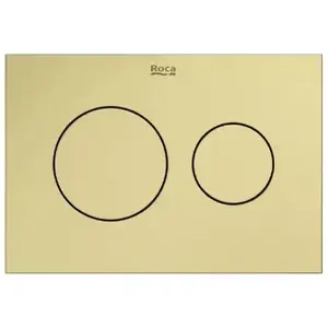 Imagine Clapeta de actionare Roca Duplo PS3 dual flush, alama periata