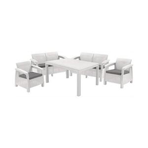 Imagine Set mobilier de gradina CORFU II FIESTA Alb/ Gri-rece