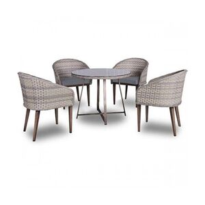 Imagine Set mobilier gradina elegant Contito Crem/ Gri