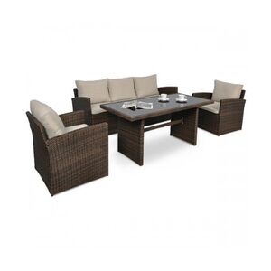 Imagine Set mobilier gradina Stelvio Maro