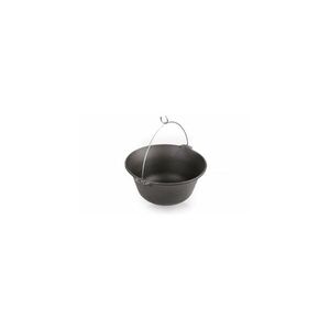 Imagine Ceaun din fonta natur, culoare negru, 22 litri, BRENTON, BRNT07