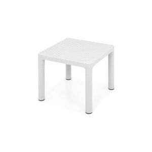 Imagine Masuta gradina KUDO patrata 45.5x45.5 cm alb din polipropilena