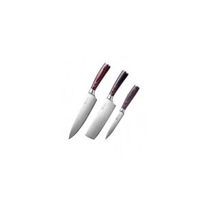 Imagine Set 3 cutite de bucatarie din otel inoxidabil Paudin Universal Classic NS1