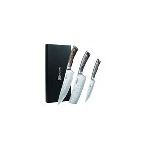 Imagine Set 3 cutite de bucatarie din otel inoxidabil Paudin Hammered Vintage HVS3