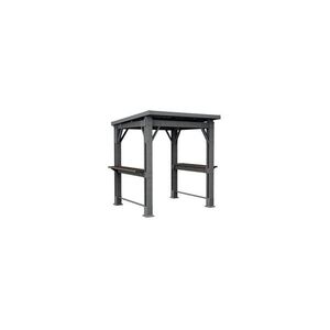 Imagine Pavilion Acoperis pentru gratar, Keter Gazebo, din material plastic, Antracit