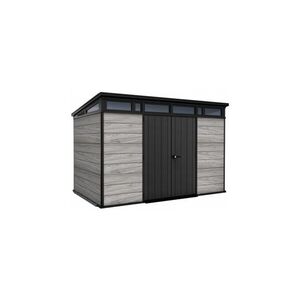 Imagine Casuta de gradina, Keter, Deco Pent 11 x 7, Gri deschis Antracit
