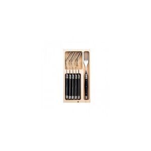 Imagine Set 6 furculite 1, 8 mm cu maner negru Laguiole Style de Vie Premium Line PRVORKZWART