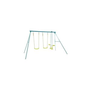 Imagine Set de leagan metalic triplu cu balansoar TP Toys