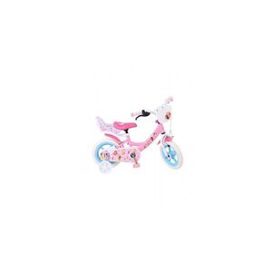 Imagine Bicicleta e-l disney princess 12 inch, frana de mana, roti cauciuc eva, scaun si ghidon reglabil, suport pentru papusi, cosule