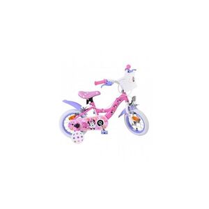 Imagine Bicicleta e-l minnie mouse 12 inch, frana de mana pe ambele roti, scaun si ghidon reglabil, spite metalice, roti gonflabile, c