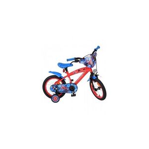 Imagine Bicicleta e-l spiderman 14 inch, frana de mana pe roata fata, scaun si ghidon reglabil, spite metalice, roti gonflabile, stopu