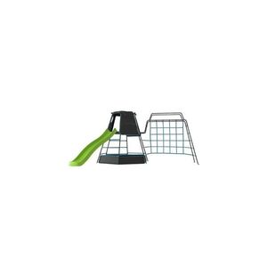 Imagine Set TP Explorer cu cadru de catarare metalic, monkey bridge si tobogan