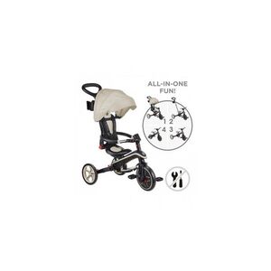 Imagine Tricicleta globber explorer pliabla 4 in 1, functie free wheel, scaun ajustabil, roti eva, centura siguranta in 5 puncte, culo
