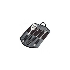 Imagine Set premium ustensile pentru gratar, contine cleste, furcutlita si spatula, include husa, Enders 8786