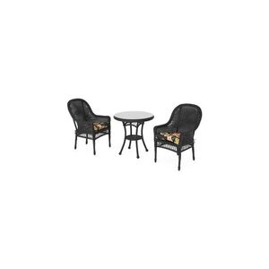 Imagine Set mobilier terasa si gradina SUSAN cu 2 scaune si masa rotunda, 2 locuri