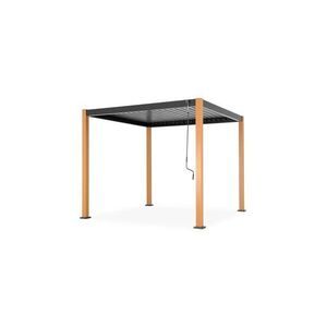 Imagine Pavilion pentru gradina sau terasa RUFINA lungime 297 latime 297 inaltime 250 natur cu negru
