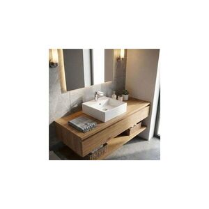 Imagine Lavoar ceramic patrat PROIECT lungime 38.5 latime 38.5 inaltime 15 alb
