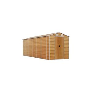 Imagine Sopron de gradina, maro deschis, 191x555x198 cm otel galvanizat