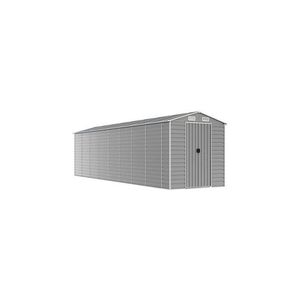 Imagine Sopron de gradina gri deschis 191x810x198 cm, otel galvanizat