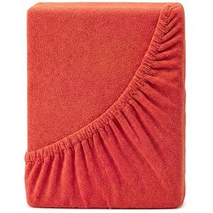 Imagine Cearșaf de pat 4Home din frotir IDEAL căpșuni, 140–160 x 200 cm, roșu, 140–160 x 200 cm