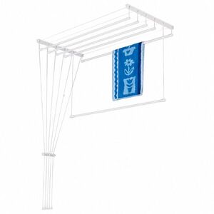 Imagine Uscător de rufe Ideal plafon 6 bare, 150 cm, 150 cm