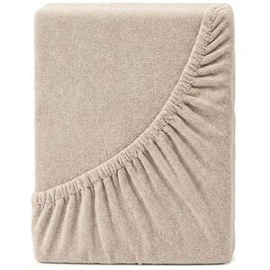 Imagine Cearșaf de pat 4Home din frotir IDEAL nuanță cafea, 140–160 x 200 cm, cafeniu, 140–160 x 200 cm